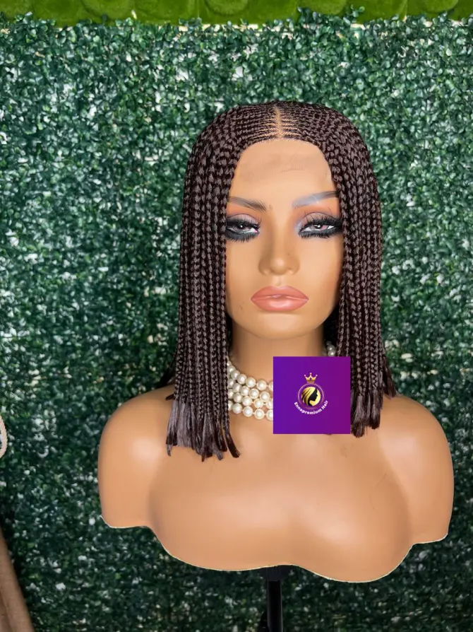 closure braids wig