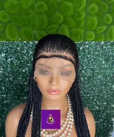 flat small cornrow braids