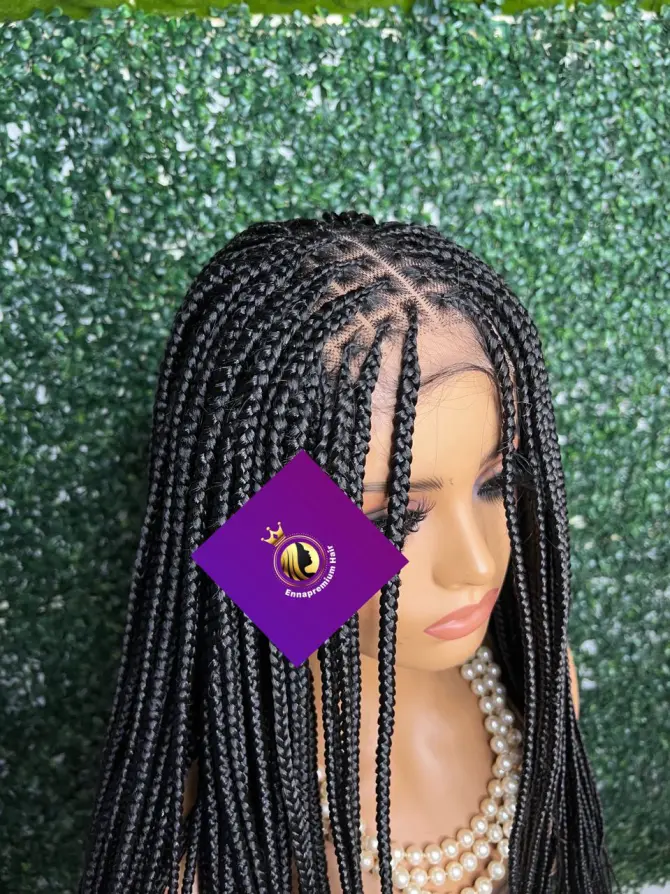 closure knotless braids