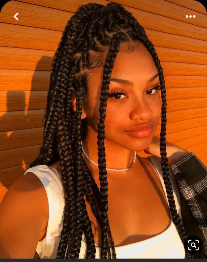 medium box braids