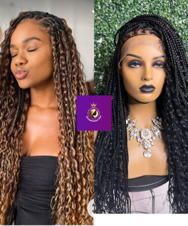 boho box braided wig