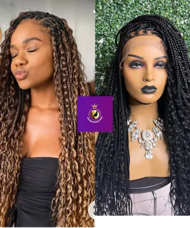 boho box braided wig