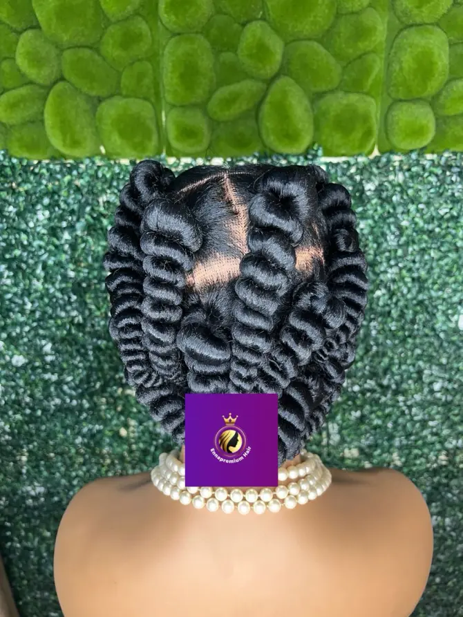 Bantu braids full lace